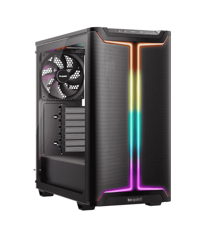 Be Quiet! Pure Base 501 DX ARGB Gaming Case Glass Side ATX Compact Design Black
