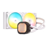 Corsair NAUTILUS 240 RS ARGB Liquid CPU Cooler, RS120 ARGB Magnetic Dome Fans, RGB Pump, Daisy-Chain Connections, White - Image 3
