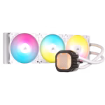 Corsair NAUTILUS 360 RS ARGB Liquid CPU Cooler, RS120 ARGB Magnetic Dome Fans, RGB Pump, Daisy-Chain Connections, White - Image 3