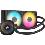 Corsair iCUE LINK TITAN 240 RX RGB Liquid CPU Cooler, RX120 RGB Magnetic Dome Fans, 20 LED Pump Head, iCUE LINK Hub Included, Black - Image 2