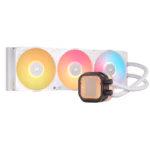 Corsair iCUE LINK TITAN 360 RX LCD RGB Liquid CPU Cooler, RX120 RGB Magnetic Dome Fans, Personalised LCD Screen, iCUE LINK Hub Included, White - Image 2