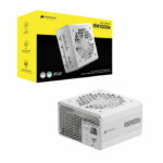 Corsair 1000W RMe Series RM 1000e PSU Fully Modular Cybenetics Gold ATX 3.1 White