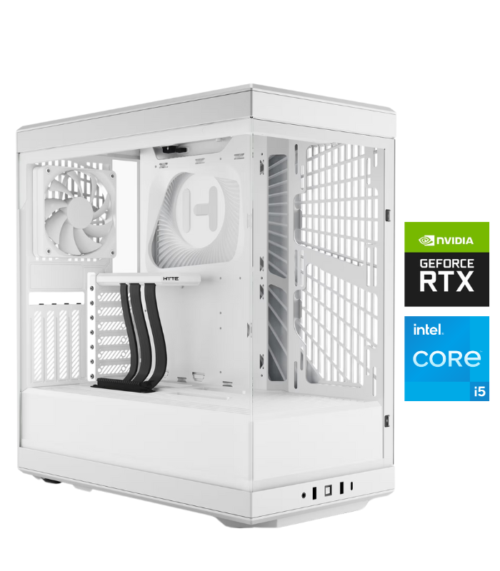 Eclipse Pro V2 - RTX 5060Ti 8GB, Core i5-14400, 16GB DDR5 RAM, 1TB SSD, White Gaming PC