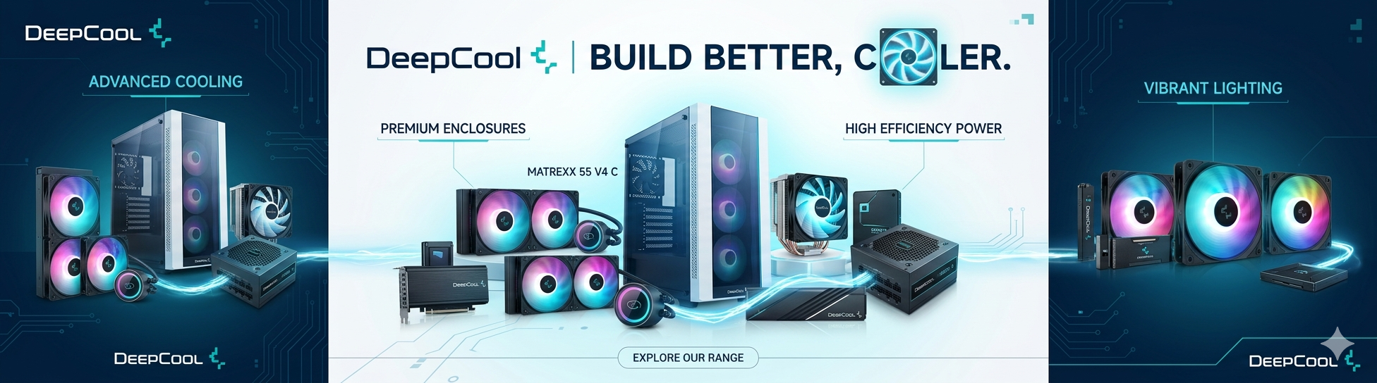 DeepCool Morpheus WH Tower White ARGB Modular Gaming Case