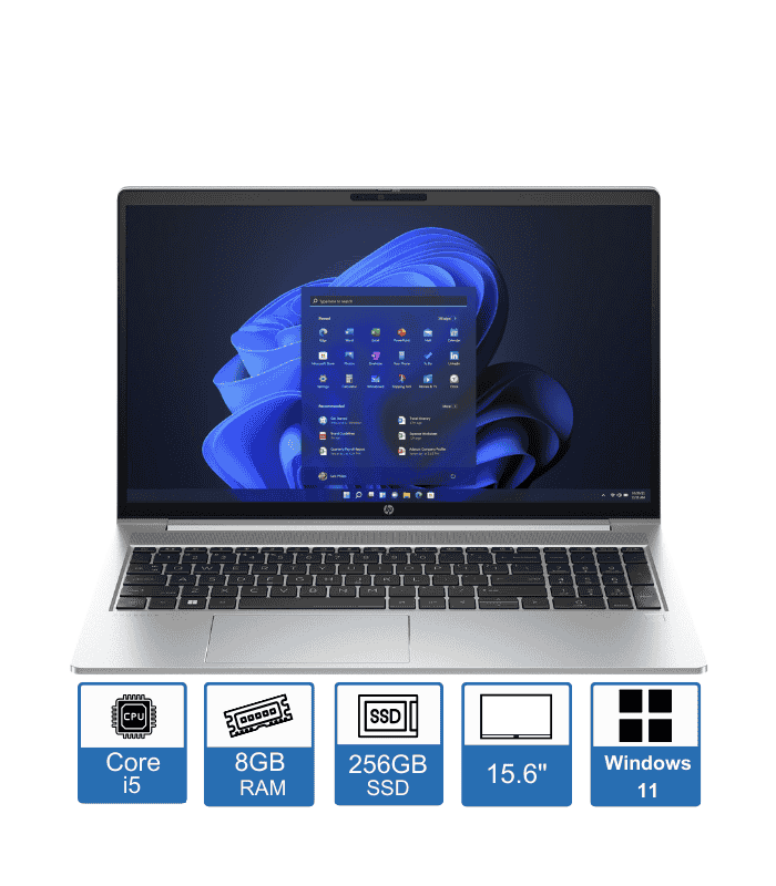 HP ProBook 450 G10, Intel Core i5-1334U, 8GB RAM, 256GB SSD, 15
