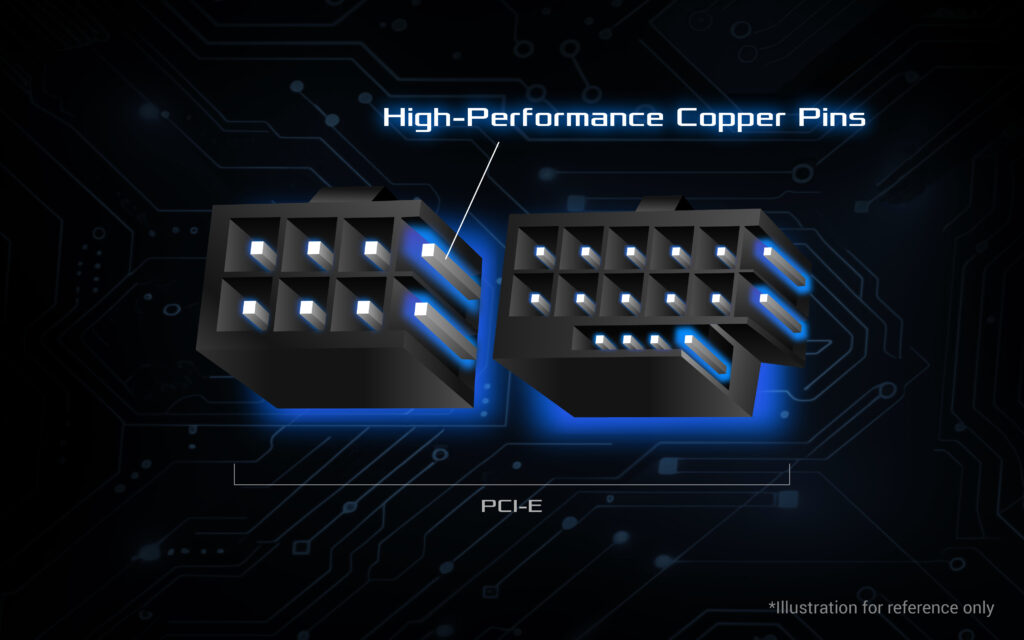 Illustration High Performance Copper Pins