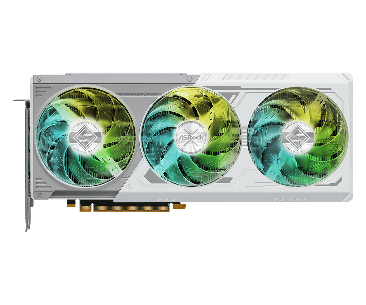 Intel Arc B580 Steel Legend 12GB OC(L2) Asrock Intel Arc B580 Steel Legend OC 12GB RGB Lighting - Image 2