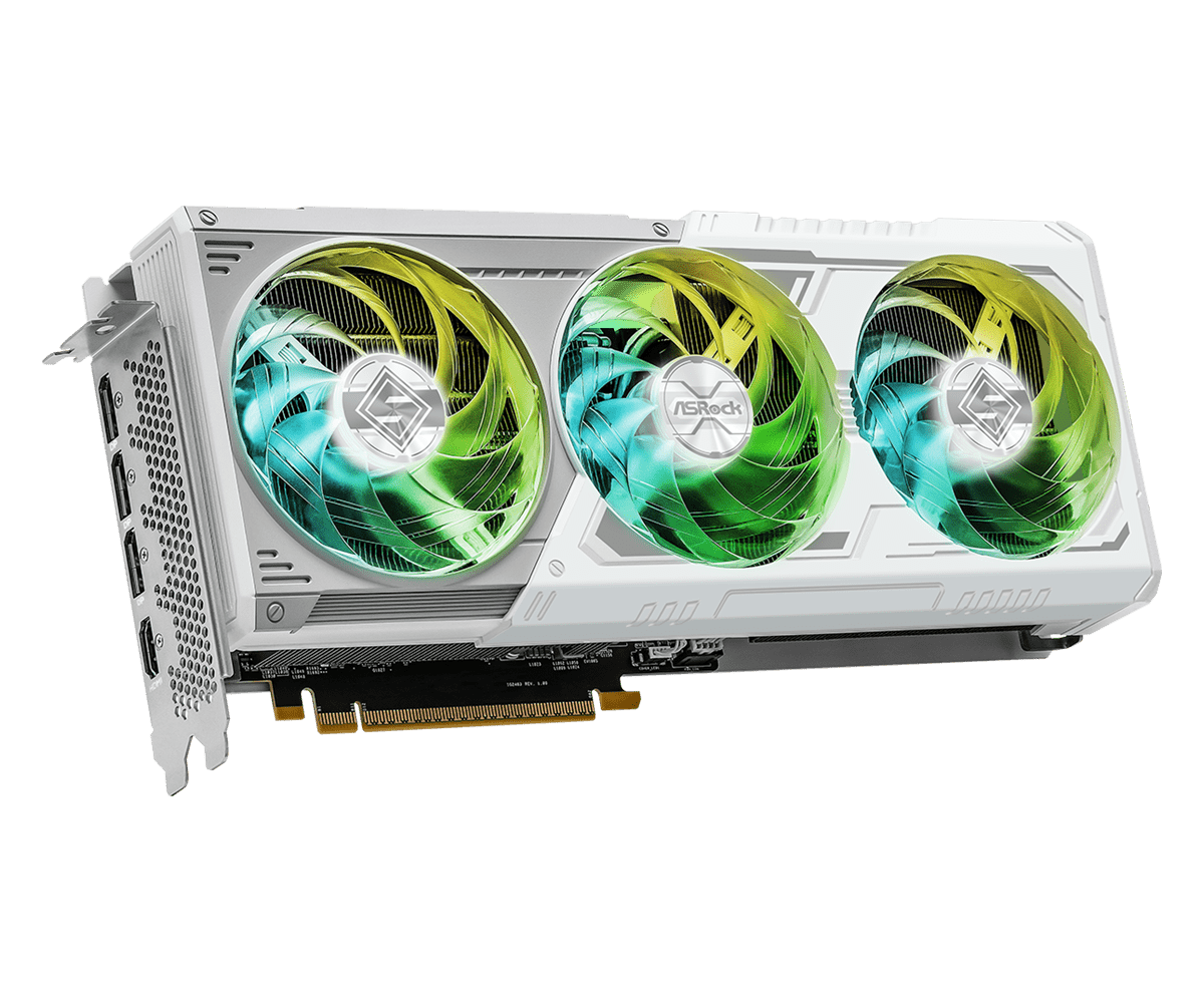 Intel Arc B580 Steel Legend 12GB OC(L4) Asrock Intel Arc B580 Steel Legend OC 12GB RGB Lighting - Image 4