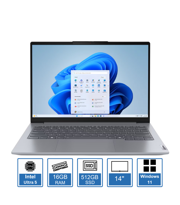 Lenovo ThinkBook G7 – 14″ WUXGA Display – Intel Core Ultra 5-125U – 16GB RAM – 512GB SSD – Windows 11 Pro – 1-Year Warranty