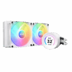 NZXT Kraken 240 Elite V2 2024 White with RGB fans CPU Liquid Cooler