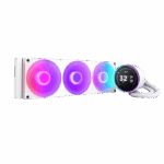 NZXT Kraken 360 Elite V2 2024 White with RGB fans CPU Liquid Cooler