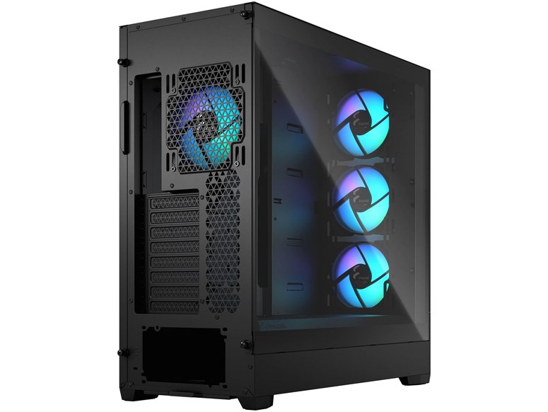 Fractal Design Pop XL Air RGB (Black TG) Gaming Case, E-ATX 2 Pop XL Air RGB Black TGC 3 Left Back