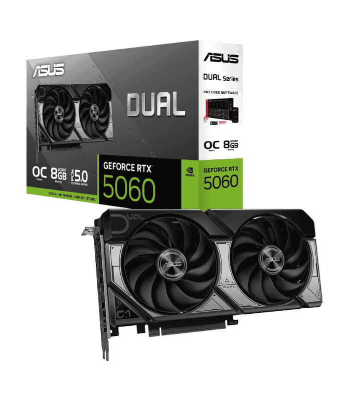 Asus DUAL RTX 5060 OC 8GB DDR7 Compact SFF-Ready