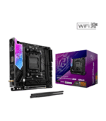 Asrock B850I LIGHTNING WIFI, AMD B850, AM5, Mini ITX, 2 DDR5, HDMI, Wi-Fi 6E, 2.5G LAN, RGB, 2x M.2