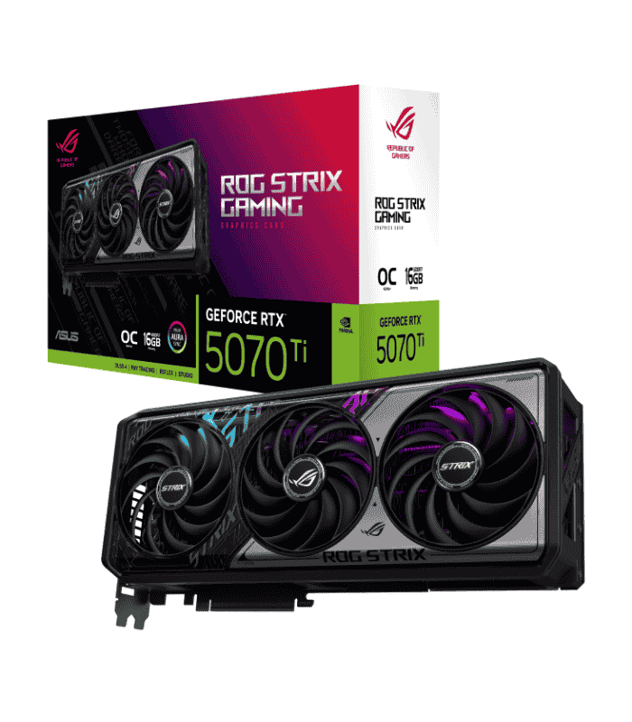 Asus ROG STRIX RTX 5070 Ti OC 16GB DDR7 RGB Lighting