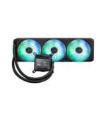 Asus PRIME LC 360 ARGB LCD Liquid CPU Cooler, 360mm, Daisy-Chainable ARGB Fans, LCD Display w/ CPU & GPU Monitoring, Black