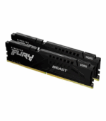 Kingston Fury Beast 32GB Kit, DDR5, 6000MHz, CL30, 1.4V, ECC, PMIC, Intel XMP 3.0, Black, DIMM Memory