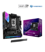 Asrock B860M LIGHTNING WIFI, Intel B860, 1851, Micro ATX, 4 DDR5, HDMI, DP, TB4, Wi-Fi 6E, 2.5G LAN, RGB, 4x M.2