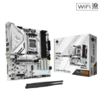 Asrock B850M STEEL LEGEND WIFI, AMD B850, AM5, Micro ATX, 4 DDR5, HDMI, DP, Wi-Fi 7, 2.5G LAN, RGB, 3x M.2