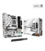 Asrock B850M STEEL LEGEND WIFI, AMD B850, AM5, Micro ATX, 4 DDR5, HDMI, DP, Wi-Fi 7, 2.5G LAN, RGB, 3x M.2