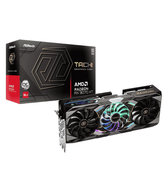 Asrock RX 9070 XT TAICHI 16GB OC RGB Lighting