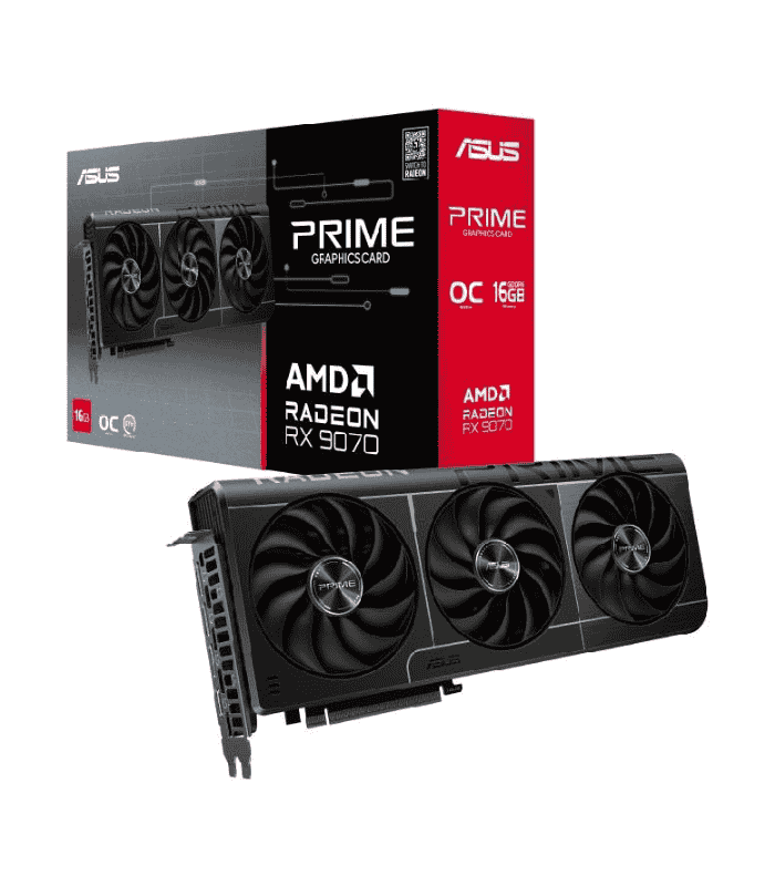 Asus PRIME RX 9070 16GB OC Gaming Graphics Card