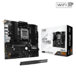 Asrock B850M PRO-A WIFI, AMD B850, AM5, Micro ATX, 4 DDR5, HDMI, DP, Wi-Fi 6E, 2.5G LAN, 3x M.2