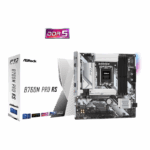 Asrock B760M PRO RS, Intel B760, 1700, Micro ATX, 4 DDR5, HDMI, DP, 2.5G LAN, PCIe5, RGB, 3x M.2