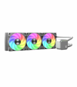 Vida TriFrost 360mm ARGB Liquid CPU Cooler, 3x ARGB PWM Fans, ARGB CPU Block, 300W TDP, White