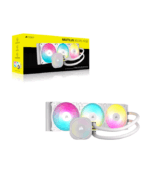 Corsair NAUTILUS 360 RS ARGB Liquid CPU Cooler, RS120 ARGB Magnetic Dome Fans, RGB Pump, Daisy-Chain Connections, White