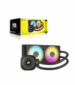 Corsair iCUE LINK TITAN 240 RX RGB Liquid CPU Cooler, RX120 RGB Magnetic Dome Fans, 20 LED Pump Head, iCUE LINK Hub Included, Black