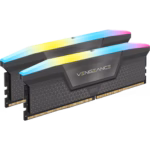 Corsair Vengeance RGB 32GB Kit (2 x 16GB), DDR5, 6400MHz, CL36, 1.35V, PMIC, AMD EXPO & Intel XMP 3.0, Grey, DIMM Memory - Image 2