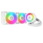 Arctic Liquid Freezer III A-RGB 240mm Liquid CPU Cooler, P12 PWM PST ARGB Fans & ARGB PWM Controlled Pump, White - Image 2