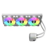 Vida TriFrost 360mm ARGB Liquid CPU Cooler, 3x ARGB PWM Fans, ARGB CPU Block, 300W TDP, White - Image 3