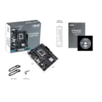 Asus PRIME H610M-K D4, Intel H610, 1700, Micro ATX, 2 DDR4, VGA, HDMI, PCIe4, 1x M.2 - Image 2
