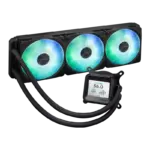Asus PRIME LC 360 ARGB LCD Liquid CPU Cooler, 360mm, Daisy-Chainable ARGB Fans, LCD Display w/ CPU & GPU Monitoring, Black - Image 2
