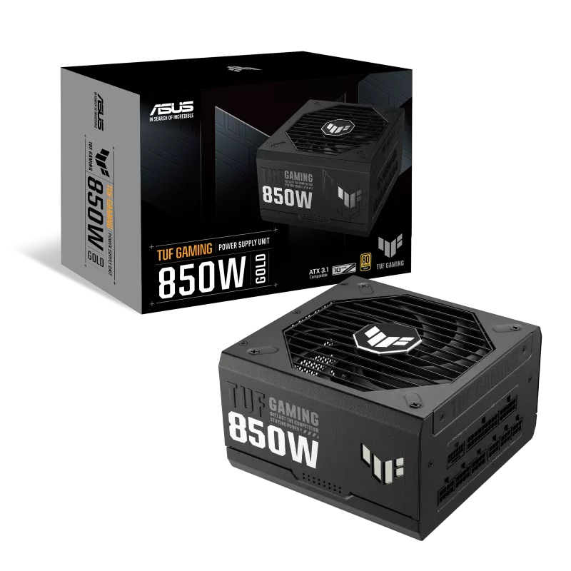 fwebp (9) Asus TUF Gaming 850W Gold PSU, Fully Modular, 80+ Gold, ATX 3.1, PCIe 5.1 - Image 5