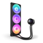 NZXT Kraken Plus 360 v2 Black Liquid CPU Cooler, 360mm Radiator, RGB Fans & PWM Controlled Pump - Image 2