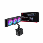 Asus ROG Ryuo IV SLC 360 ARGB Liquid CPU Cooler Movable 6.67" Curved AMOLED Display Daisy-Chained ARGB Fans