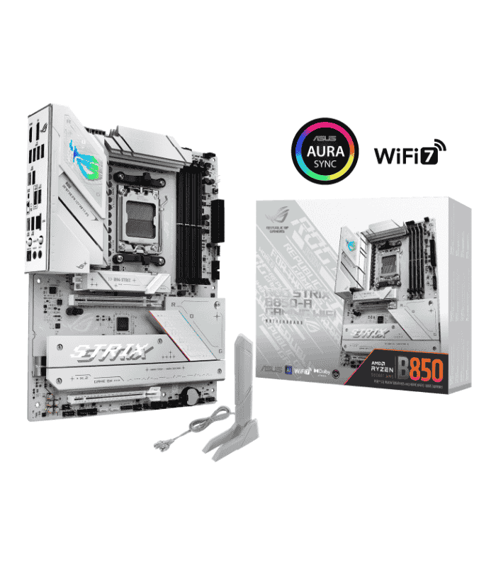 Asus ROG STRIX B850-A GAMING WIFI AMD B850 AM5 ATX 4 DDR5 RGB 4x M.2 White