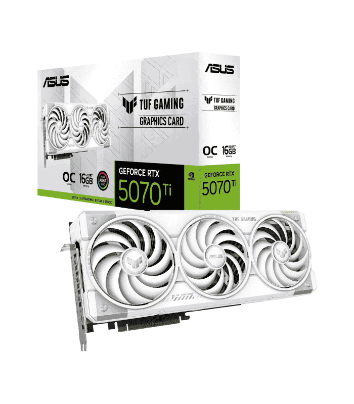 Asus TUF GAMING RTX 5070 Ti Overclocked White