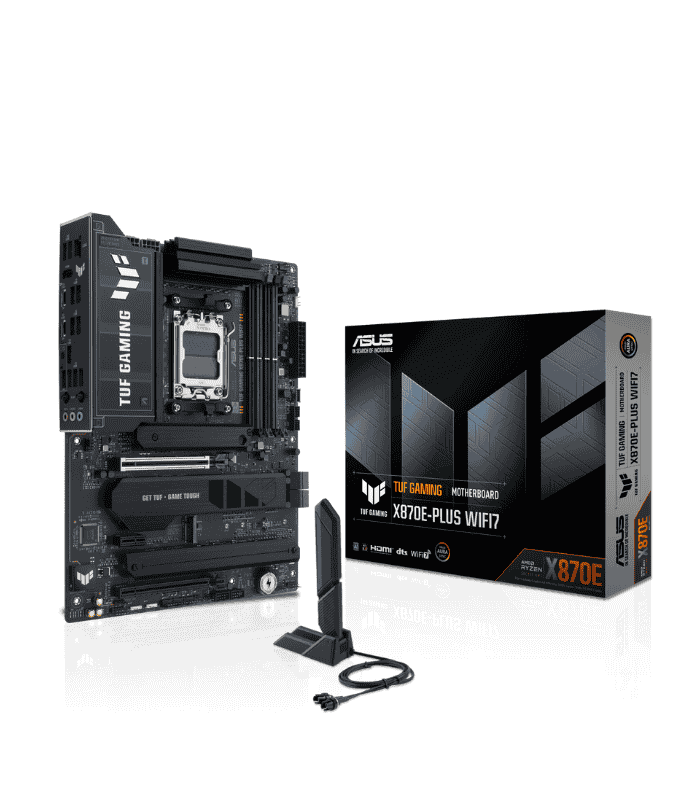 Asus TUF GAMING X870E-PLUS WIFI7 AMD X870 AM5 ATX 4 DDR5 HDMI 4x M.2