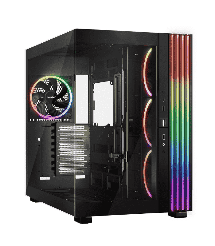 Be Quiet! Light Base 900 FX ARGB Gaming Case Glass Front And Side E-ATX Asus BTF Compatible Black