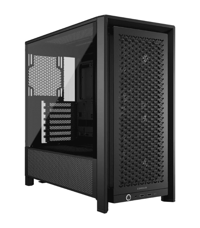 Corsair FRAME 4000D RS Modular Gaming Case Glass Side E-ATX Asus BTF Compatible Black