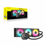 Corsair NAUTILUS 360 RS ARGB Liquid CPU Cooler RS120 ARGB Magnetic Dome Fans RGB Pump Black
