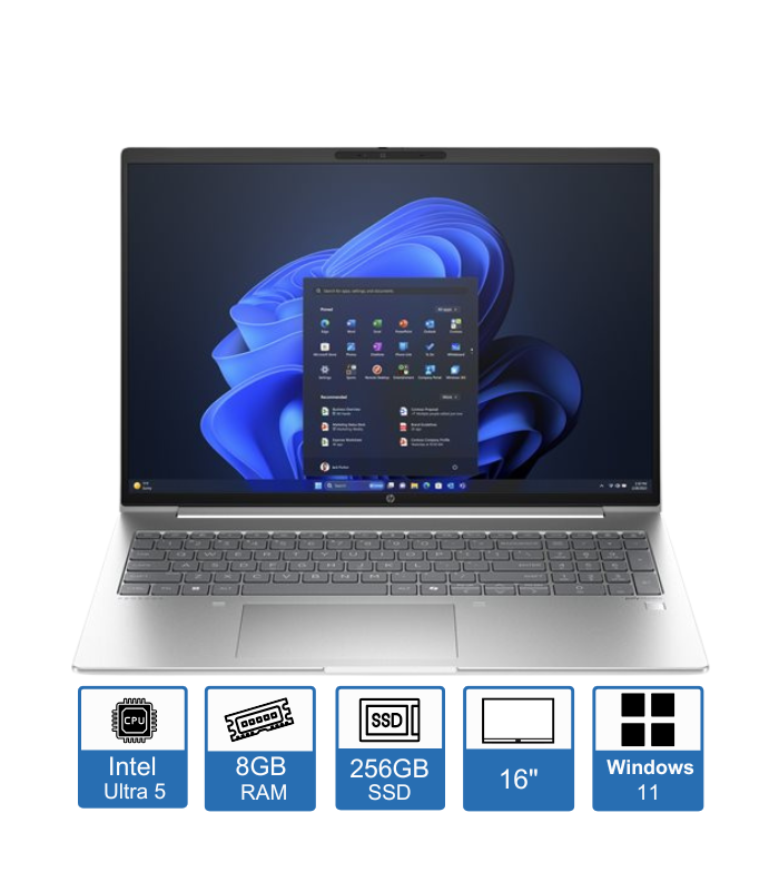 HP ProBook 460 G11 16″ WUXGA Display Intel Core Ultra 5 125U 8GB RAM 256GB SSD Windows 11 Pro 1 Year Warranty