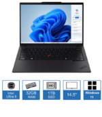 Lenovo ThinkPad P14s Gen 5, 14.5″ WQXGA Display, Intel Core Ultra 9-185H, 32GB RAM, 1TB SSD, Windows 11 Pro, 1 Year Premier Support