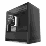 NZXT H3 Flow Micro ATX Airflow PC Case All Black High-Airflow Design