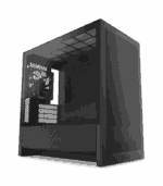 NZXT H3 Flow Micro ATX Airflow PC Case All Black High-Airflow Design