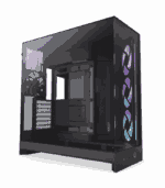 NZXT H9 Air Flow (2025) Large Dual-Chamber Black RGB Mid Tower Case